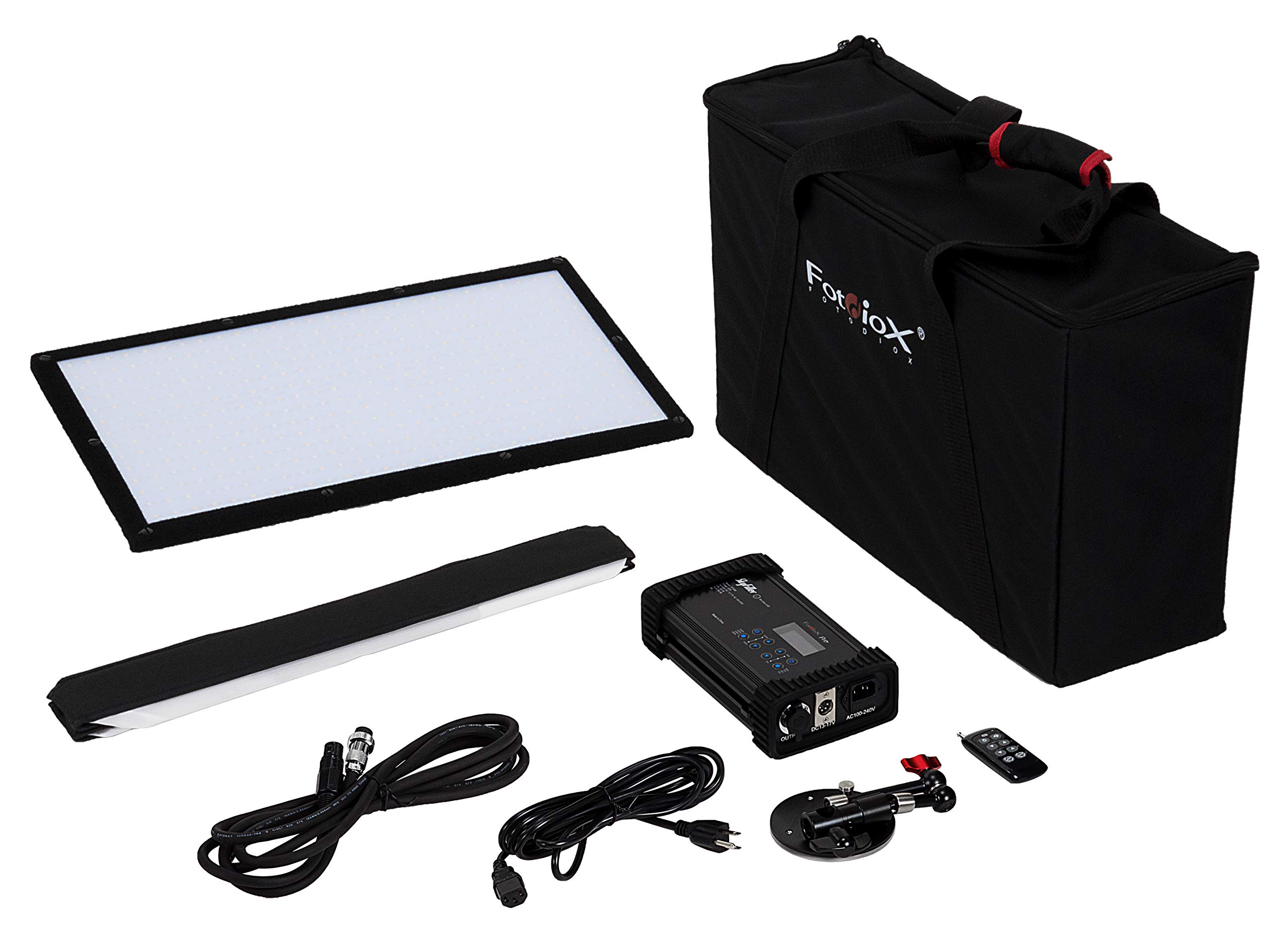 SkyFiller 1x2 バイカラー LED シングルライト - SF70DT 1x2 70W バイカラー 強力 ウルトラポータブル LED 照明 Fotodiox
