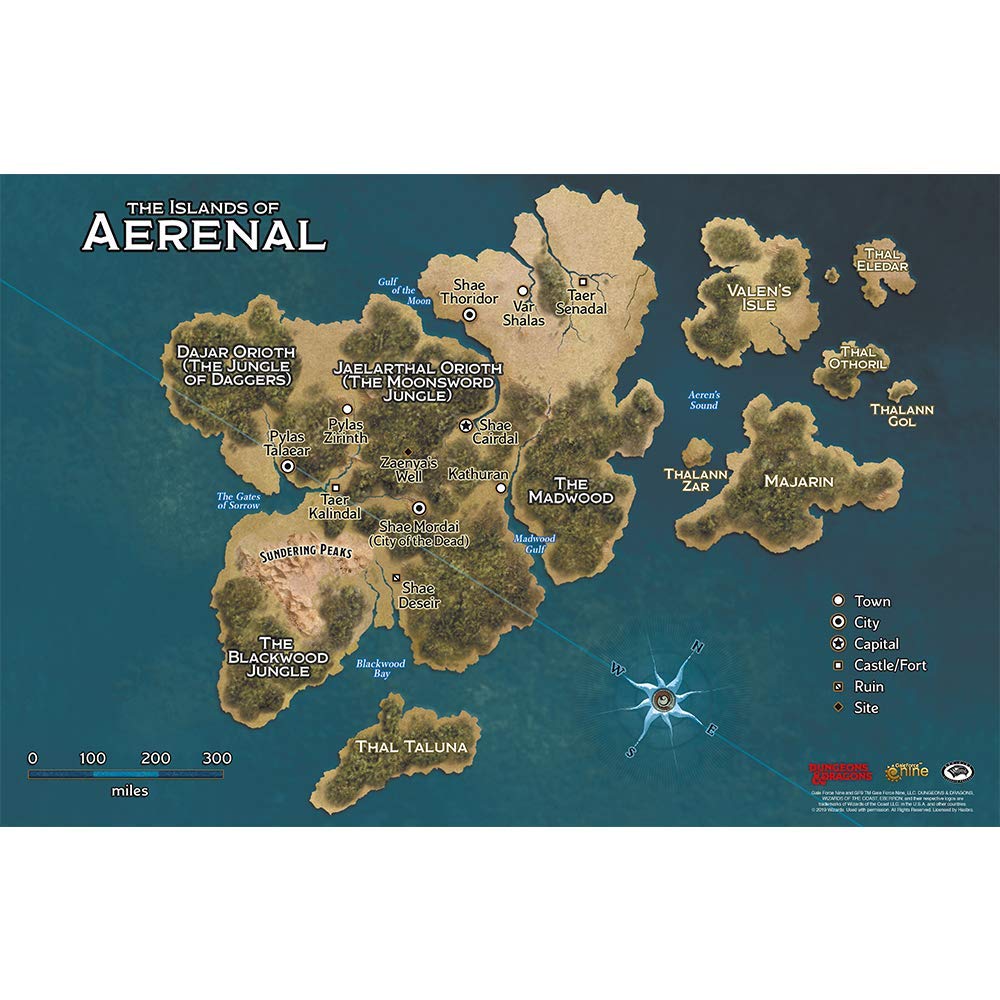 D&D エベロン地図セット 国家 オブ ホーヴェール