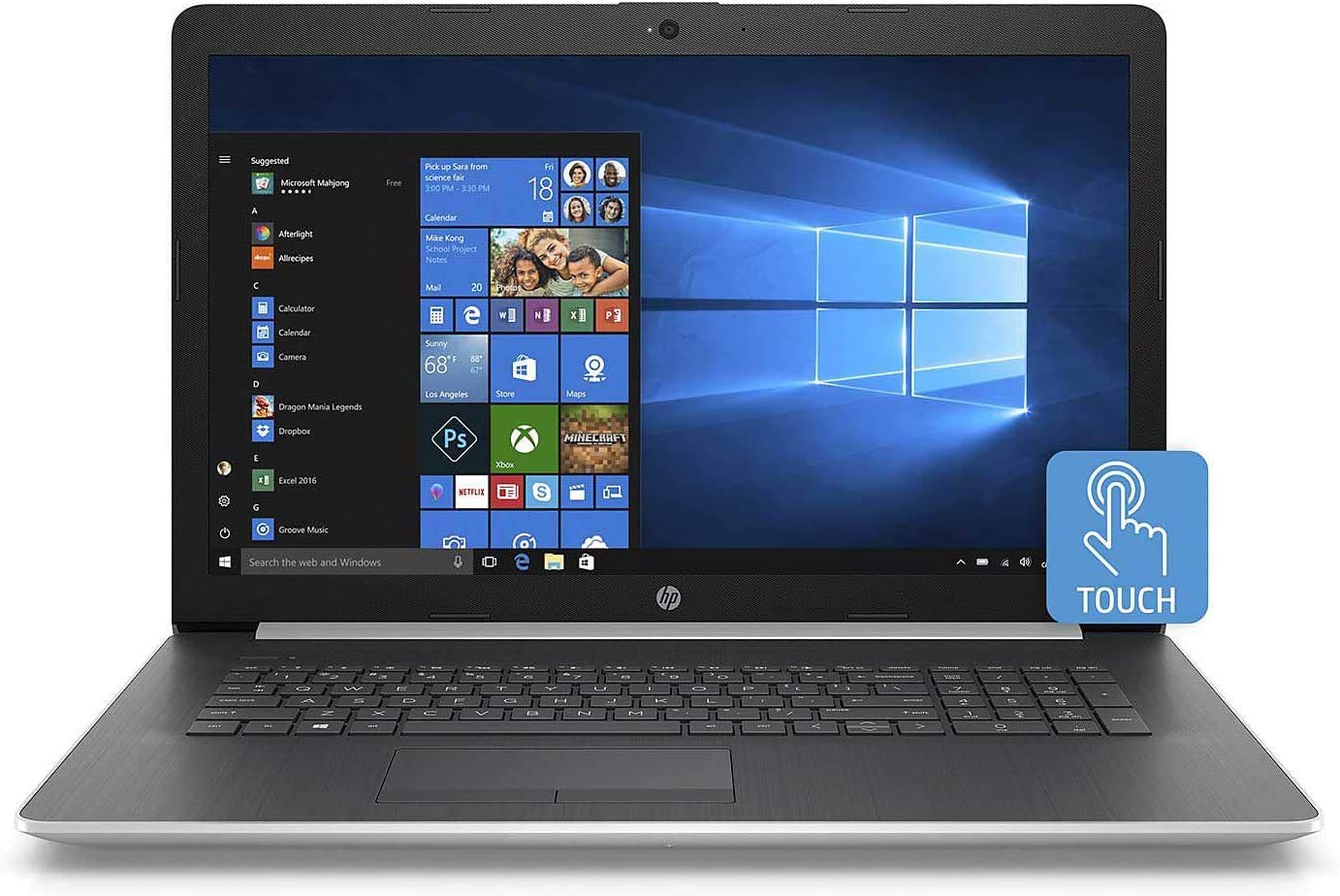 2020 最新 HP Pavilion 17 17.3インチ タッチスクリーンノートパソコン(インテルクアッドコア i7-8565U 最大4.6 GHz 32GB DDR4 RAM 1TB SSD Intel UHD 620 DVD WiFi Bluetooth HDMI Windows 10)