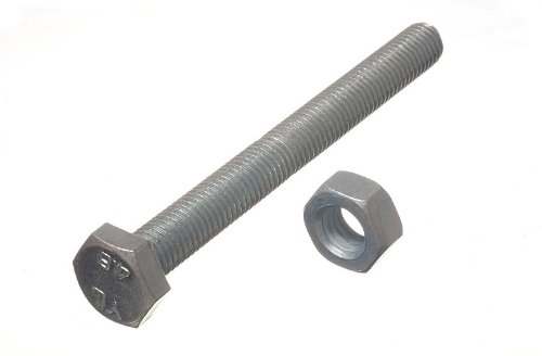 240 x 六角ボルトセットスクリュー 4.8グレード M10 100MM BZP 亜鉛メッキ 天候