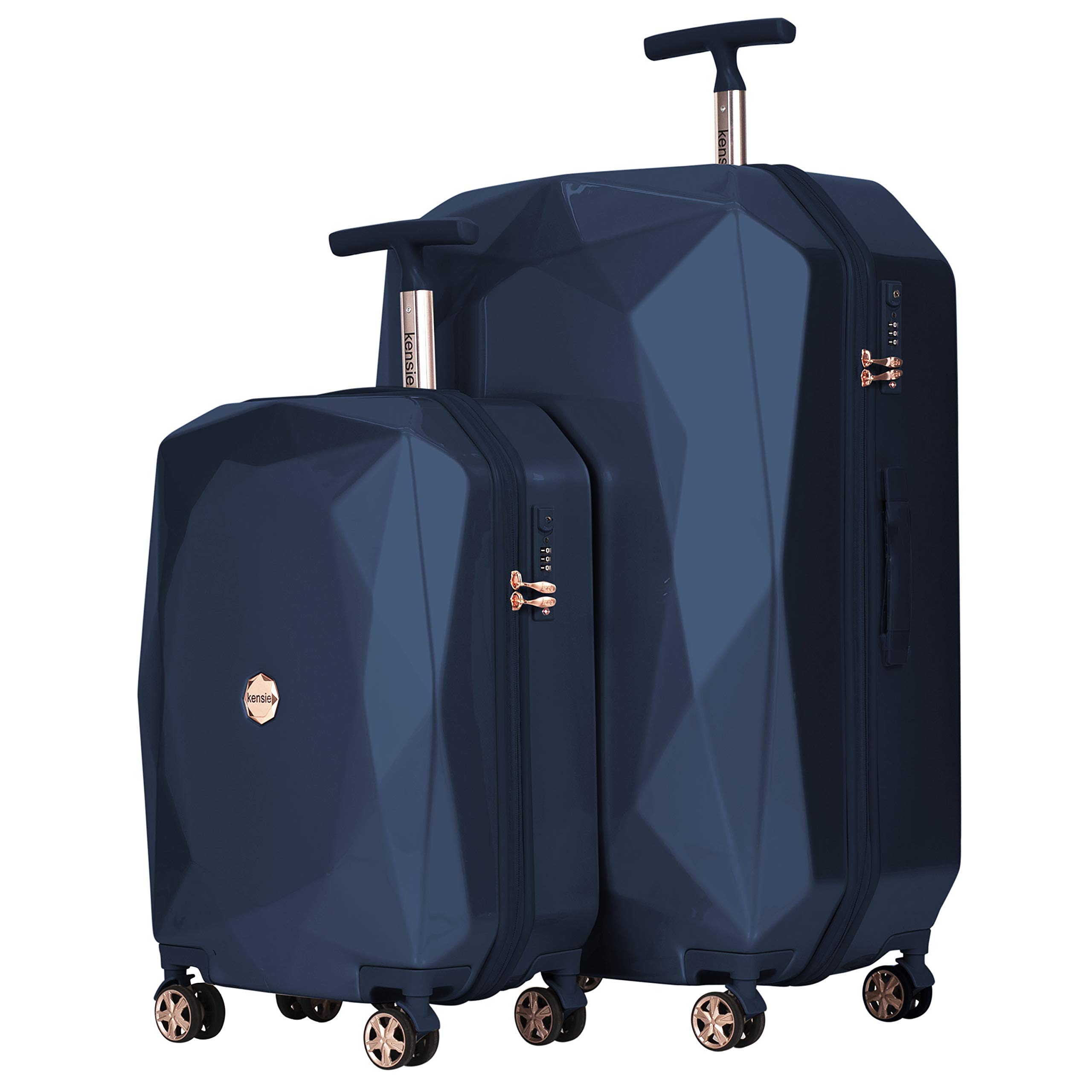 kensie 20 or 2 Piece Charming Diamond Women's Luggage Set