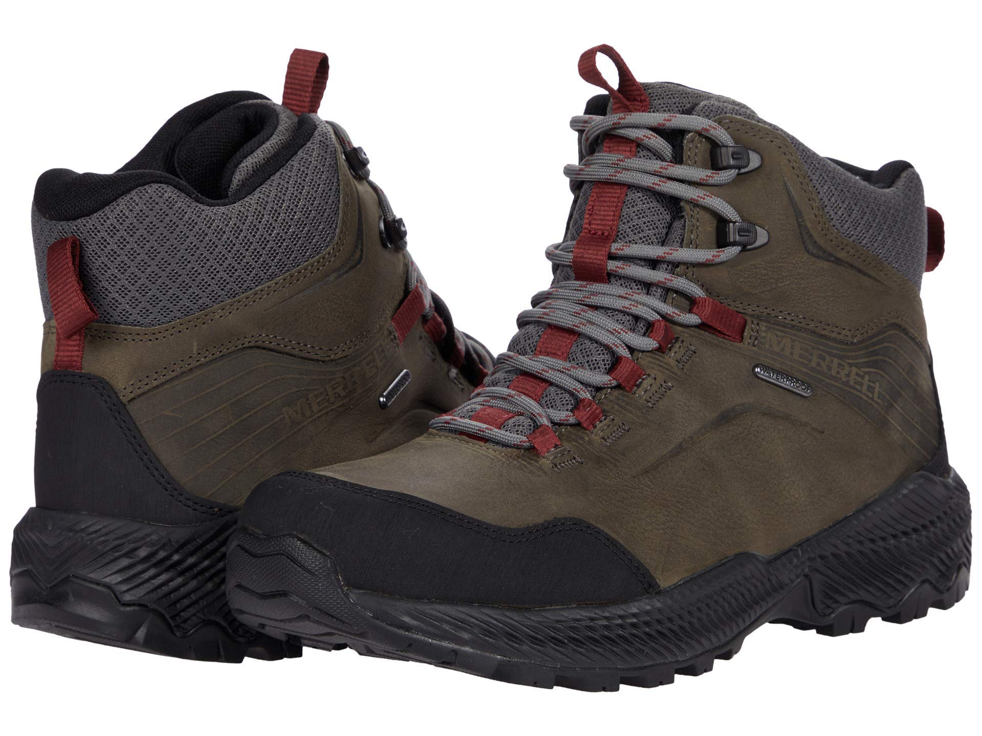 Merrell mens Forestbound Mid Waterproof Hiking Boot Merrell Grey 10.5 US