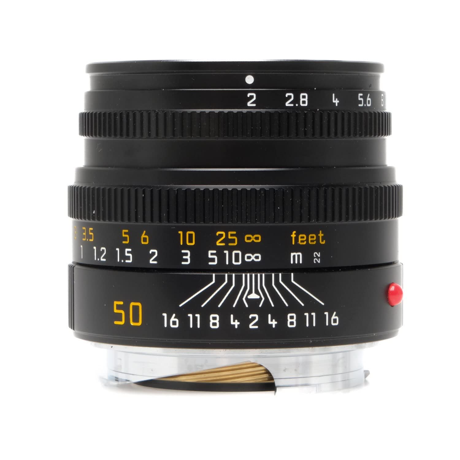 RICOH - Leica 50 mm f / 2.0 summicron-mブラックレンズfor Mシステム