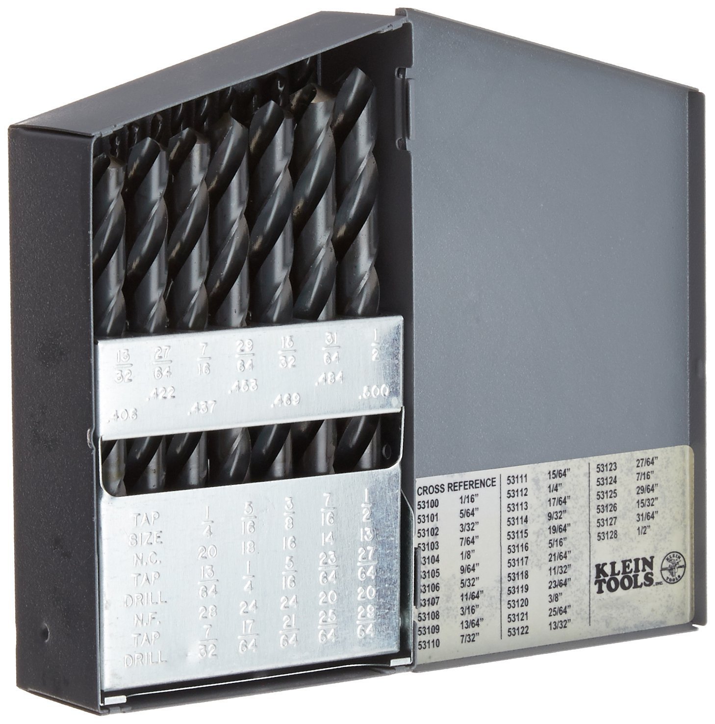 Klein Tools 53000 Regular-Point Drill-Bit Set 29-Piece by Klein - Geneva Supply [並行輸入品]