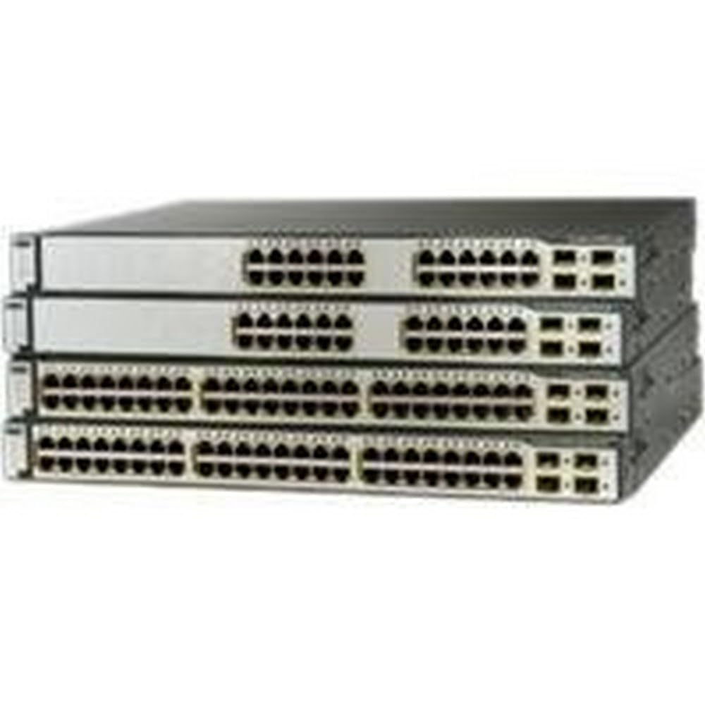 CISCO Catalyst 3750G-24PS-S スタッカブル マルチレイヤ ギガビット PoE対応 スイッチ WS-C3750G-24PS..