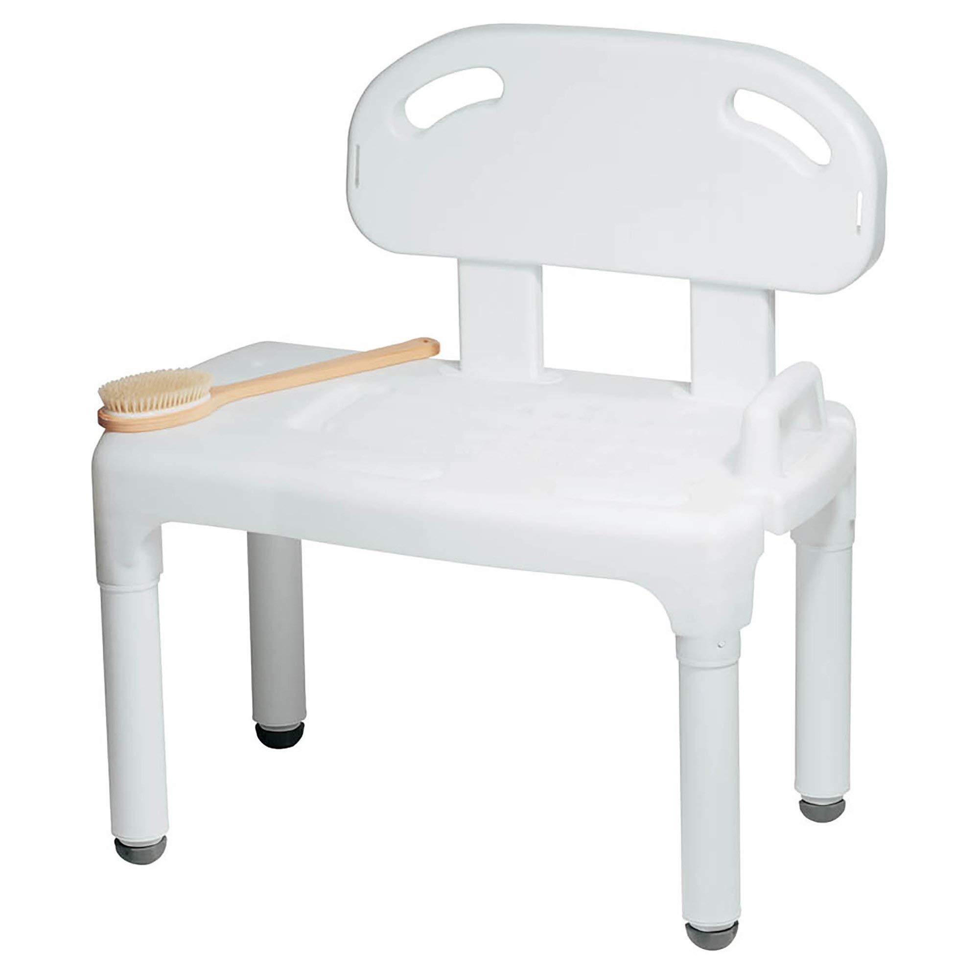 Carex Universal Transfer Bench Bath Transfer Bench with Exact Level Adjustable Legs Convertible to