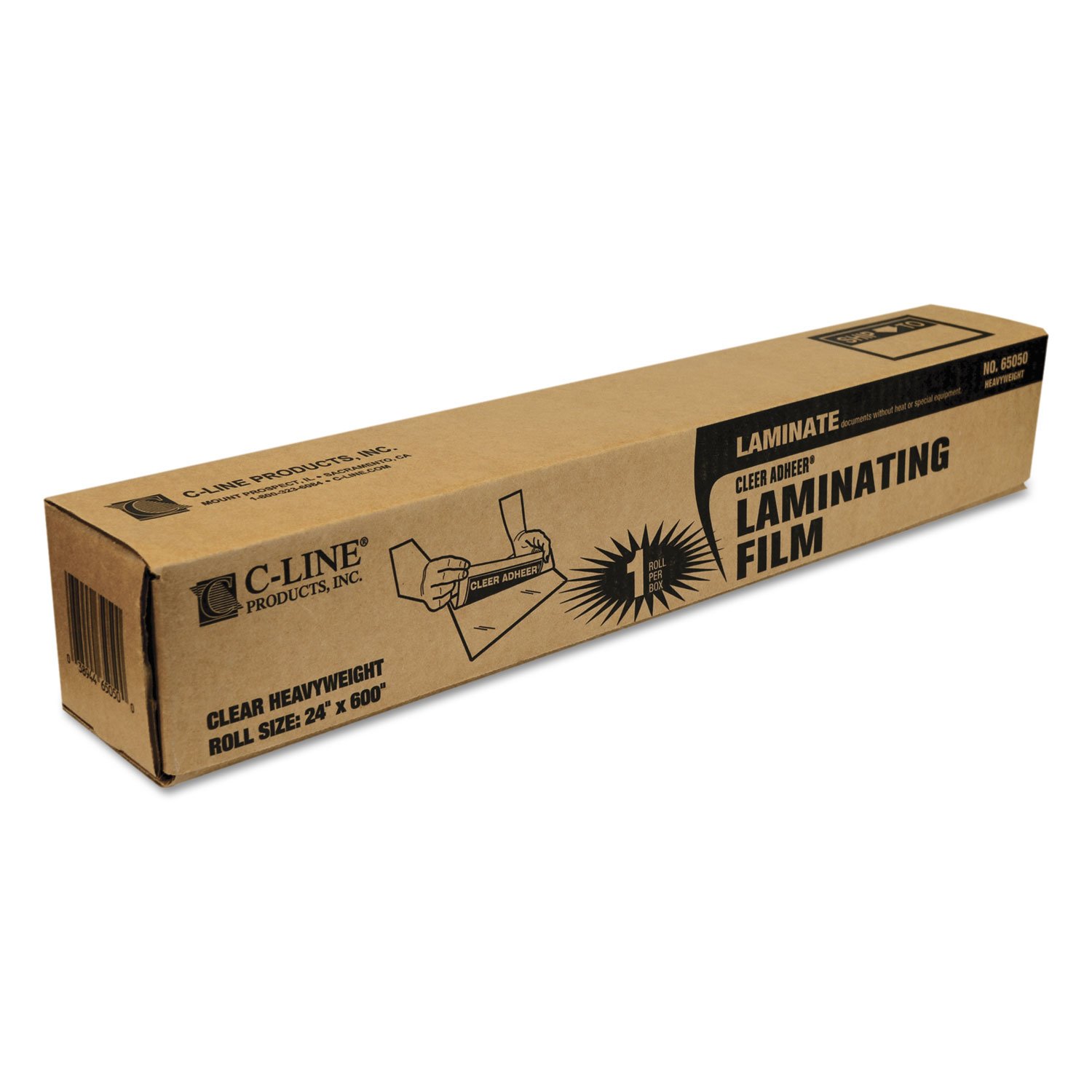 Cleer Adheer Laminating Film 2 mil 24 x 50 ft. Roll