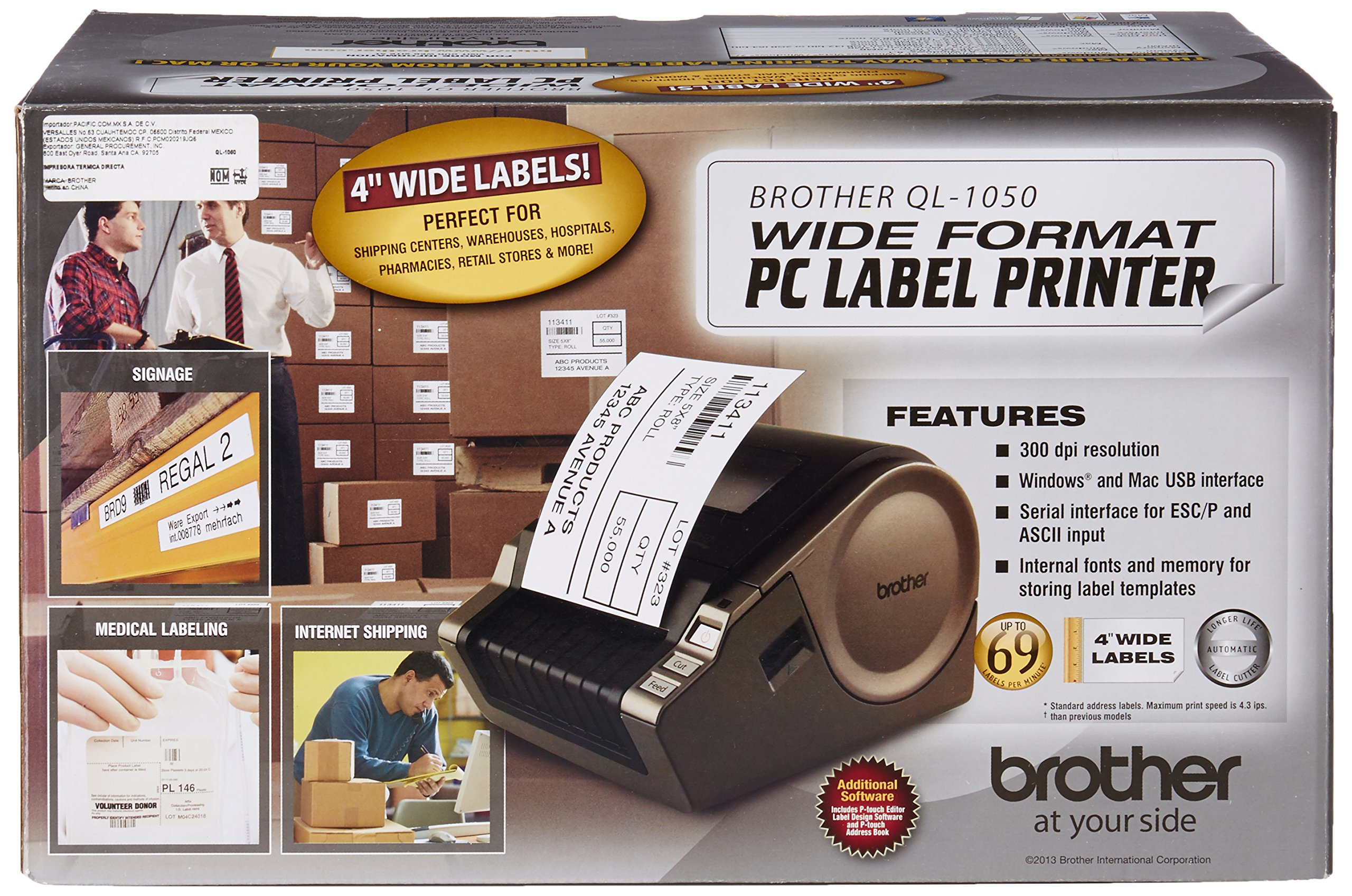 Refill Ink - QL-1050ワイドフォーマット　PCラベルプリンタ　Brother社【並行輸入】