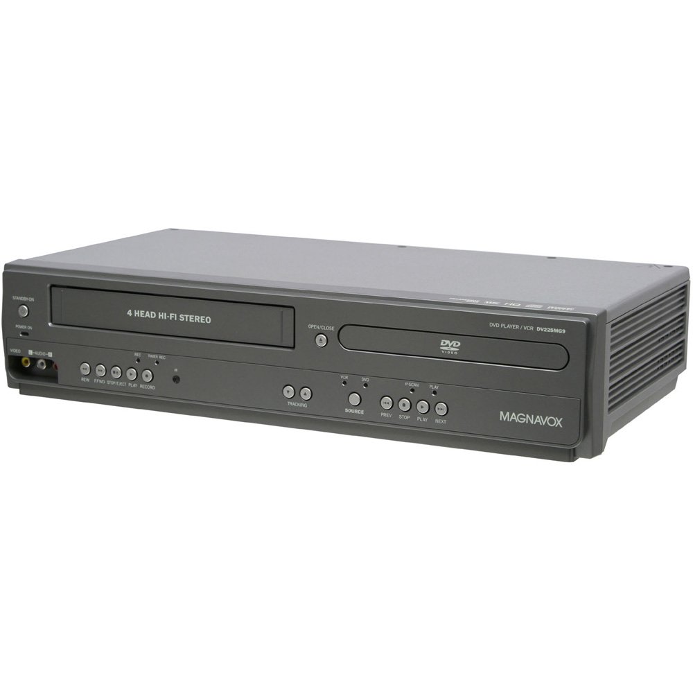 Magnavox DV225MG9 DVD Player and 4 Head Hi-Fi Stereo VCR with Line-in Recording by Magnavox