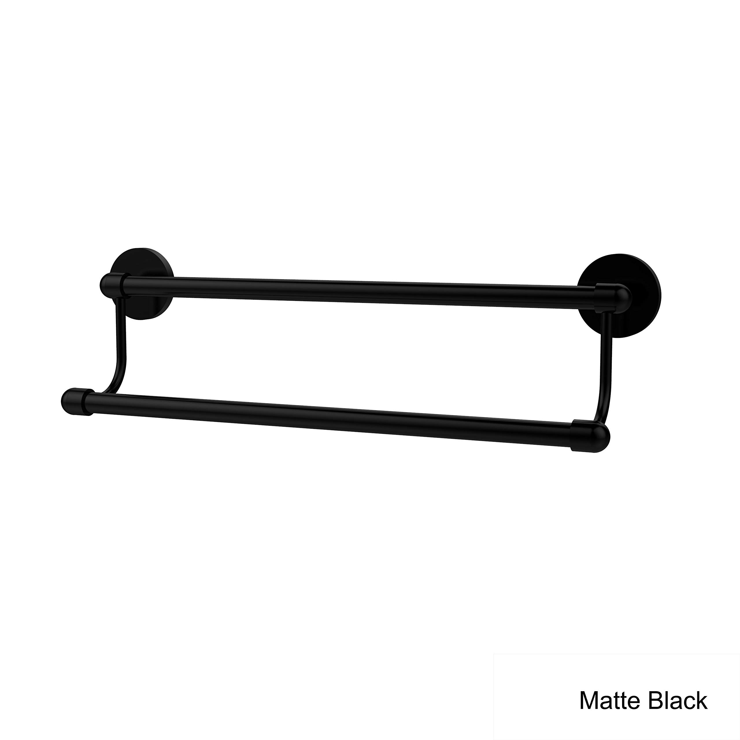 (46cm Matte Black) - Allied Brass Tango 60cm Double Towel Bar Matte Black