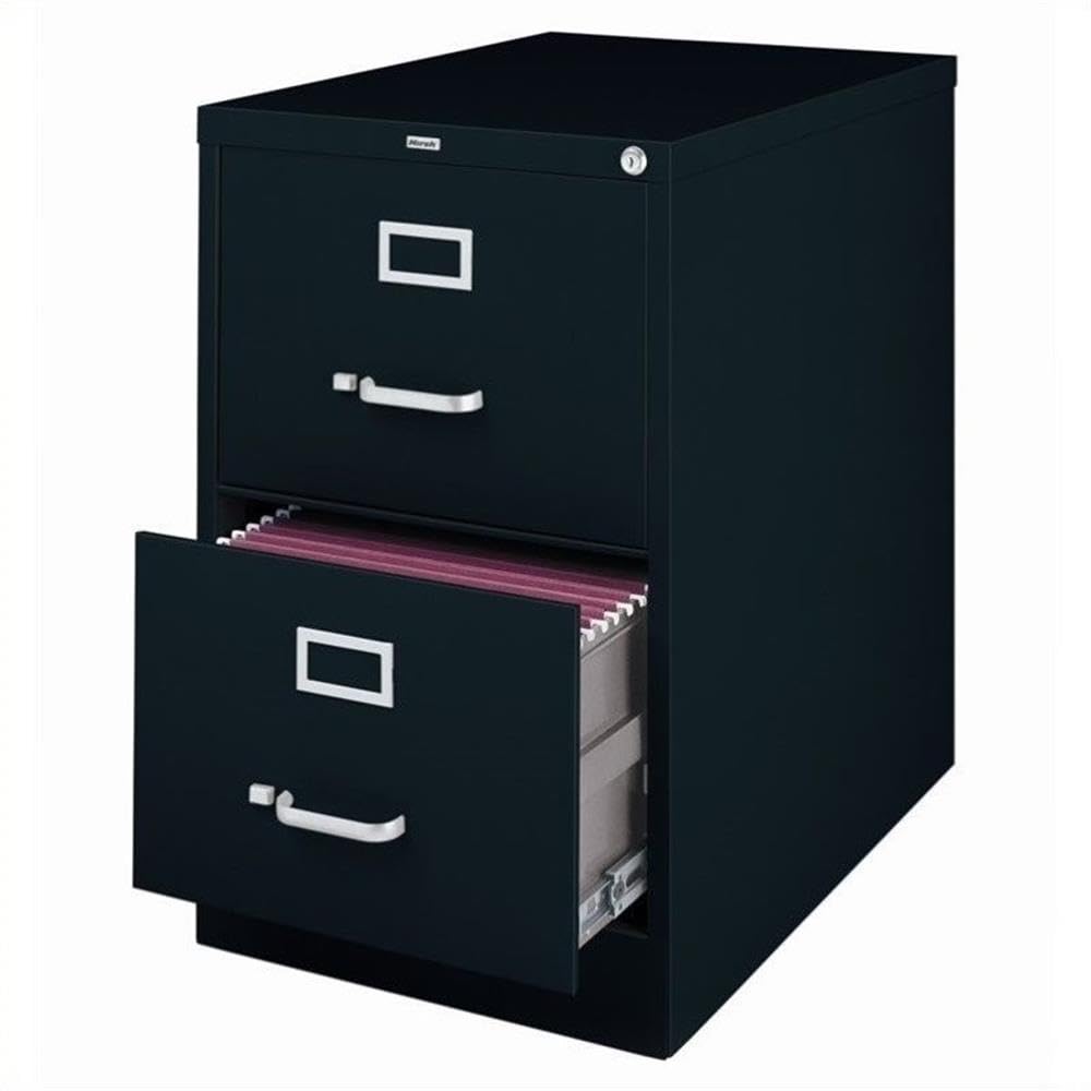 2-drawer Commercial法的サイズファイルキャビネット仕上げ:ブラック
