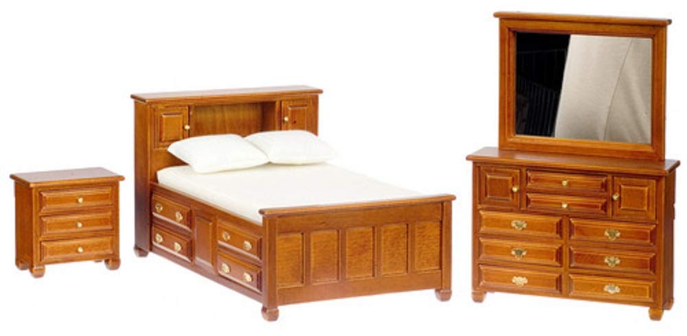 Miniature 3-Pc. Storage Bedroom Set sold at Miniatures