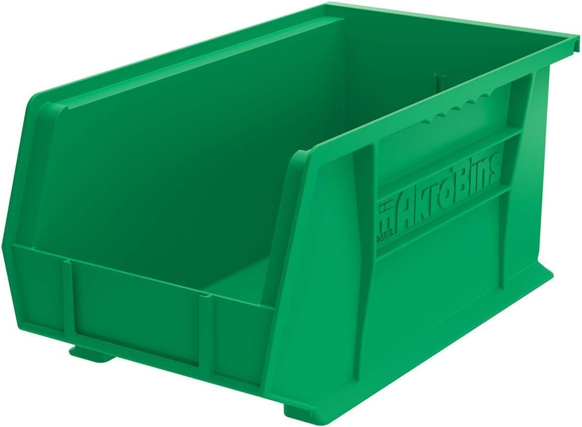 akro-mils 30240 15インチby 8-inch by 7-inchプラスチックストレージStacking Hanging Akro Bin、ベリー、12パック