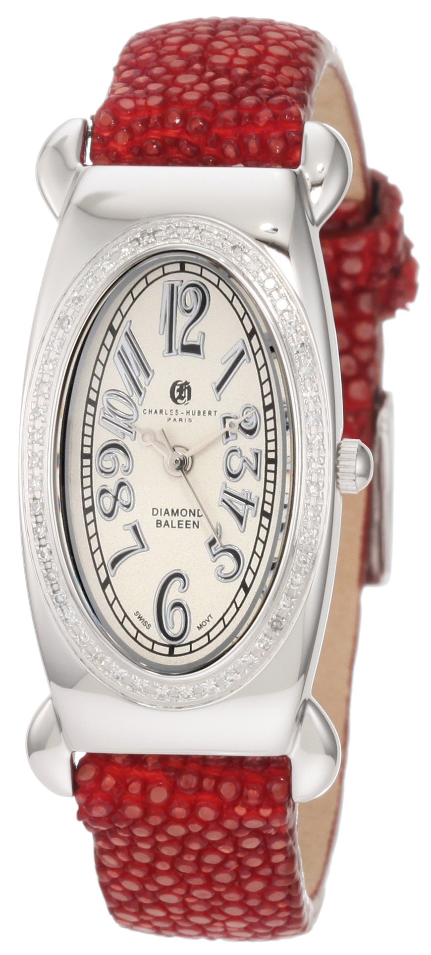 Refill Ink - Charles-Hubert Paris Women's 18312-WR Diamond Baleen Collection Stainless StWatch