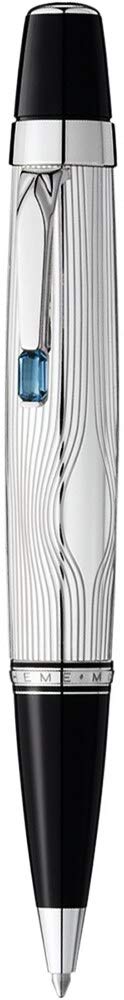 Montblanc ボヘミアンアラベスクアズールボールペン 103049 スターリングシルバー 合成アズールブルージェムストーン M25546