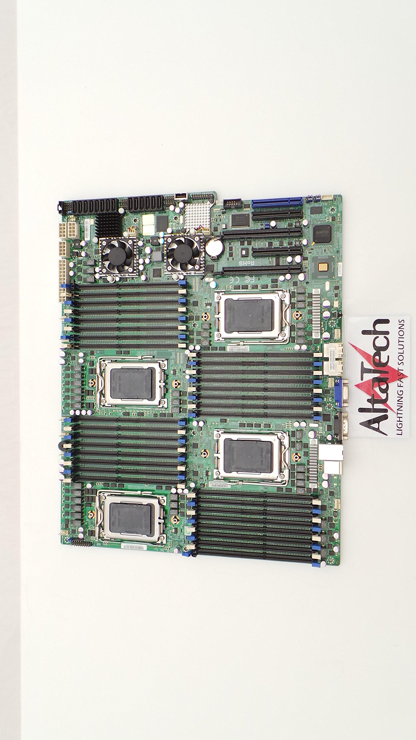 SUPERMICRO H8QG6-F - Motherboard - SWTX - Socket G34 - 4 CPUs supported - AMD SR5690/SR5670/SP5100 - 2 x Gigabit LAN - onboard graphics