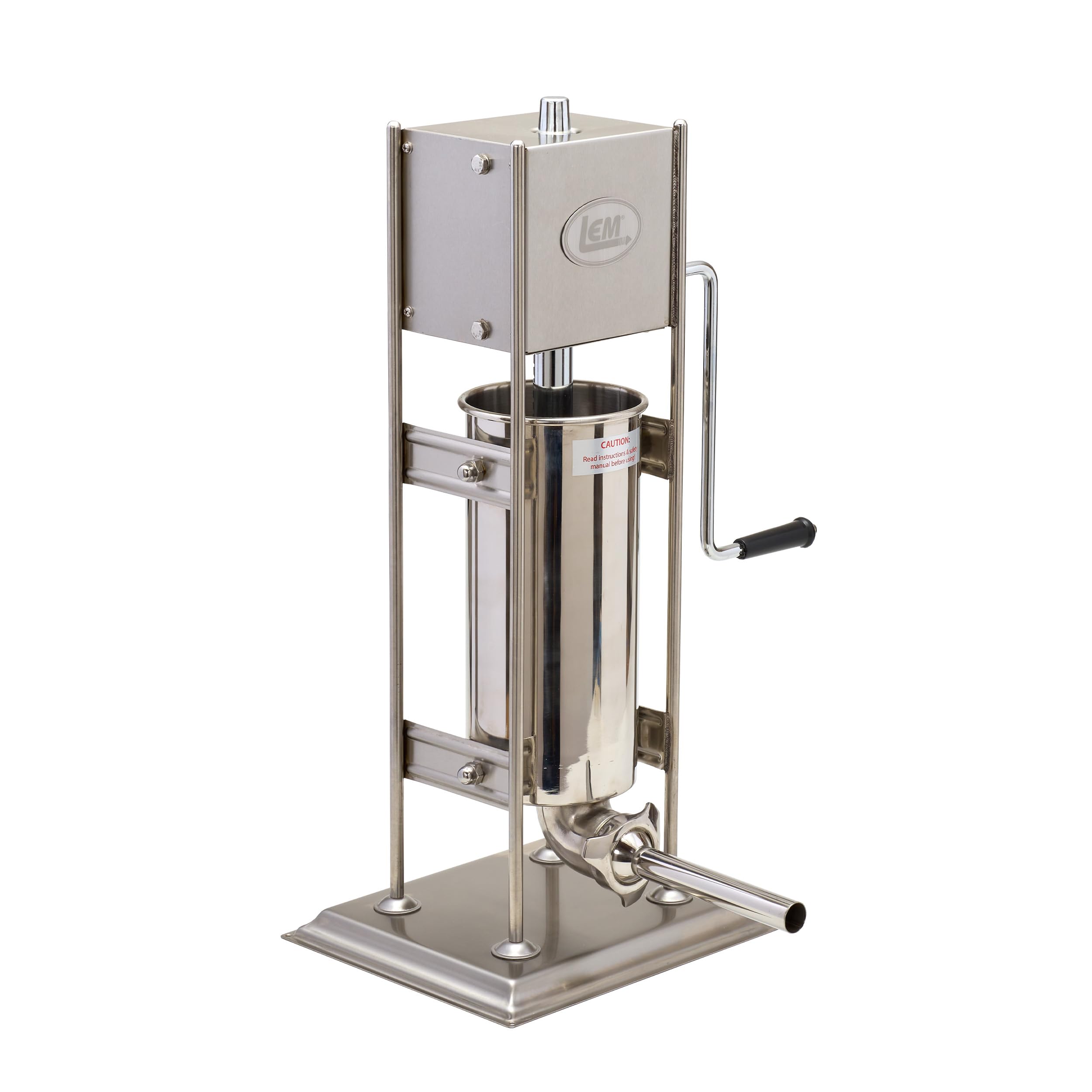 レムプロダクツ ソーセージスタッファー 1112 ビッグバイト 10ポンド ステンレススチール デュアルギア..