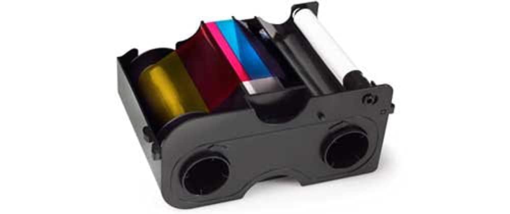 樂天商城 - DTC4000 YMCKO HALF PANEL CARTRIDGE W/CLEANING ROLLER: FULL-COLOR RIBBON WITH RES
