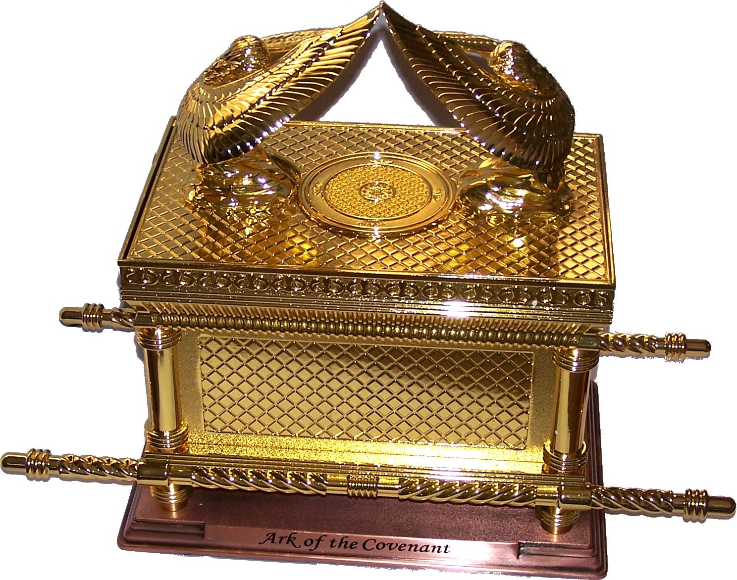 Large Ark of The Covenant on Copper Base by Shofars From Afar