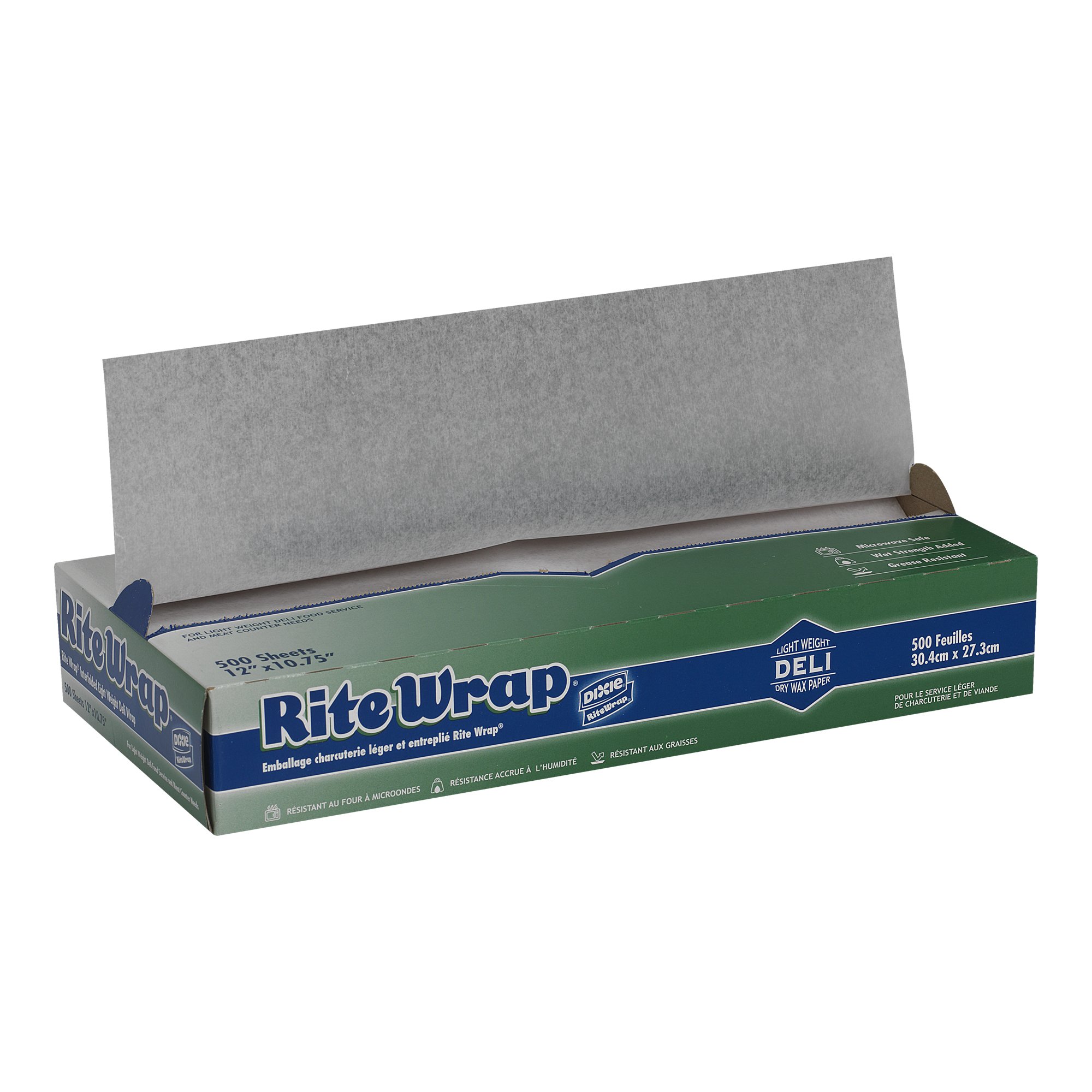 RiteラップInterfolded Light Weight Dry Wax Deli用紙 12 x 10 3/4 inch RW-126 6000