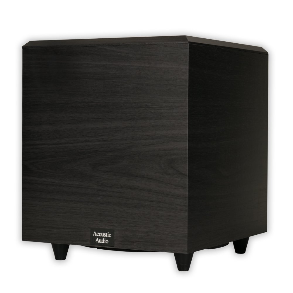 Acoustic Audio PSW-10 400 Watt 10-Inch Down Firing Powered Subwoofer (Black) by Acoustic Audio by Goldwood