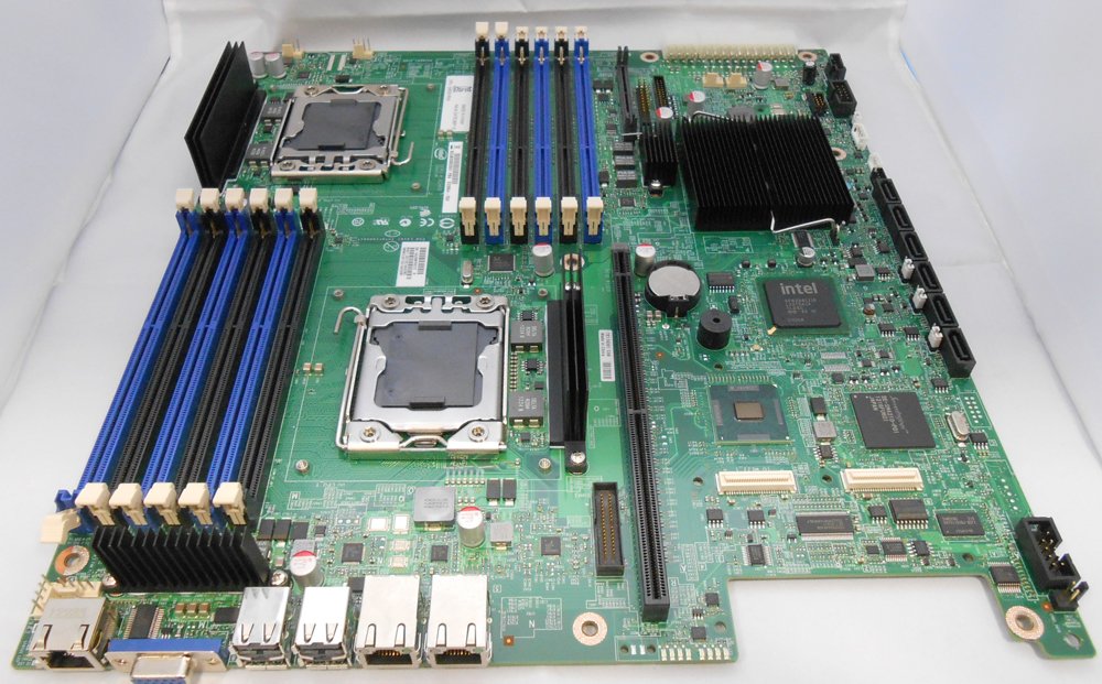 インテルマザーボードbb5520urrクアッドコアXeon 5500 ddr3 SATA lga1366ブラウンボックス