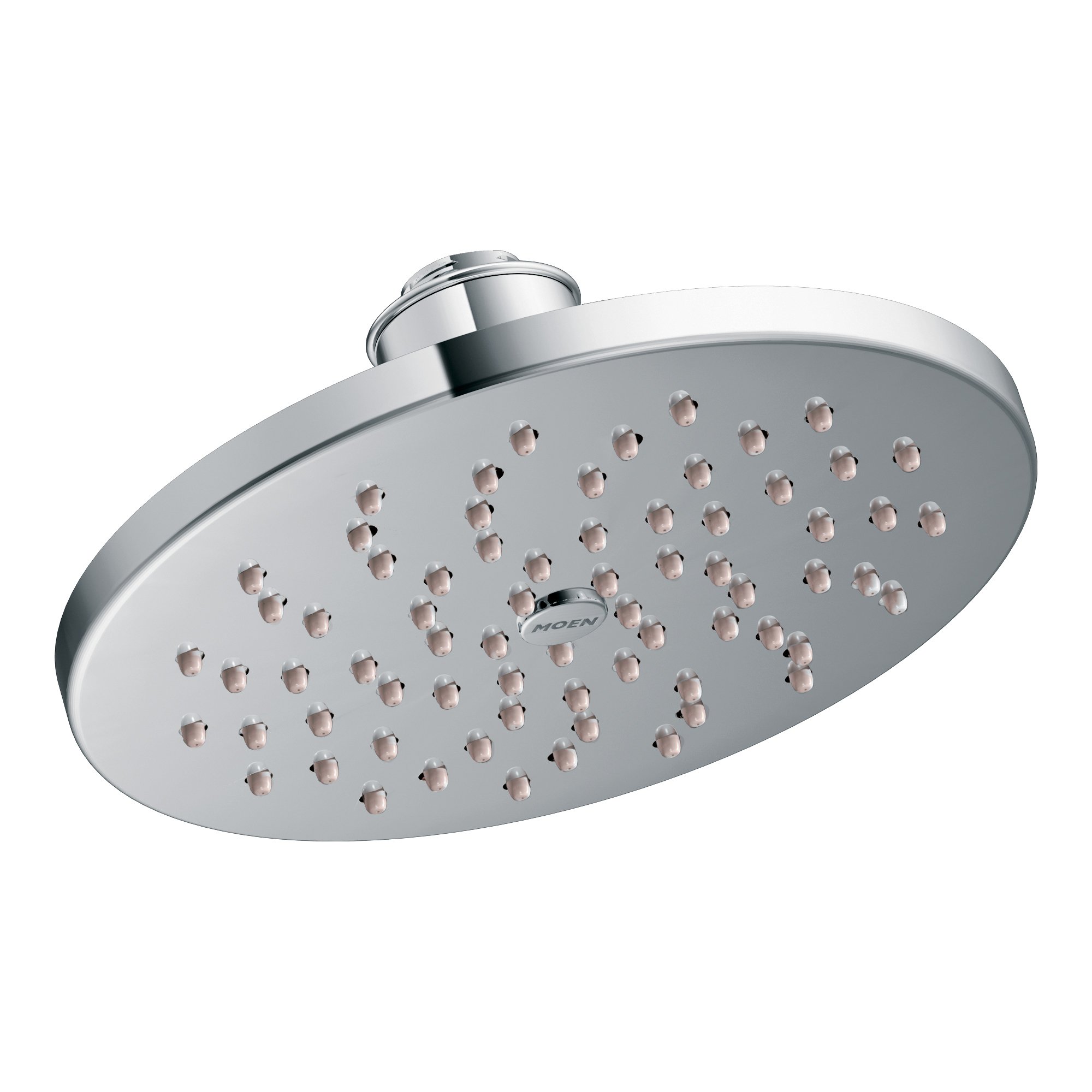 Moen S6360EP 8インチ エコパフォーマンス シングル機能 レインシャワーシャワーヘッド 流量2.0GPMで浸水テクノロジー クロム