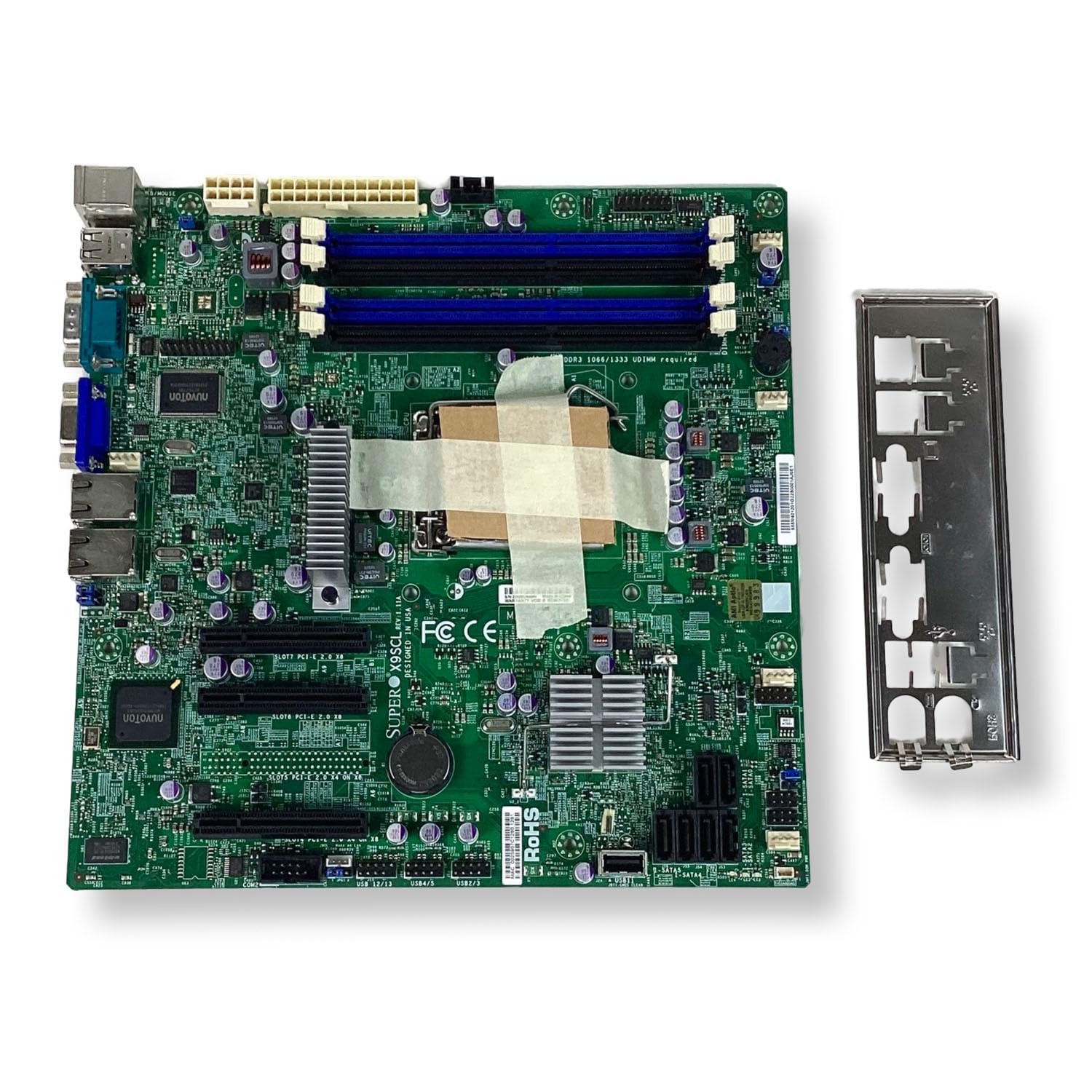 Supermicro MBD-X9SCL-F-O Carte m?re Intel C202 Chipset PCH SATA LAN IPMI SKT unique