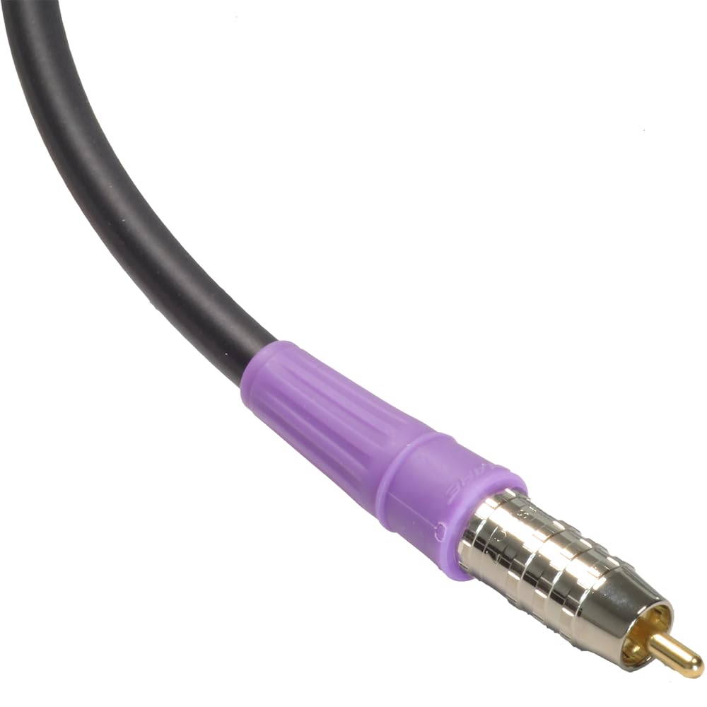 Blue Jeans Cable LC-1 ダブルシールド 低容量サブウーファーケーブル 50フィート ブラック