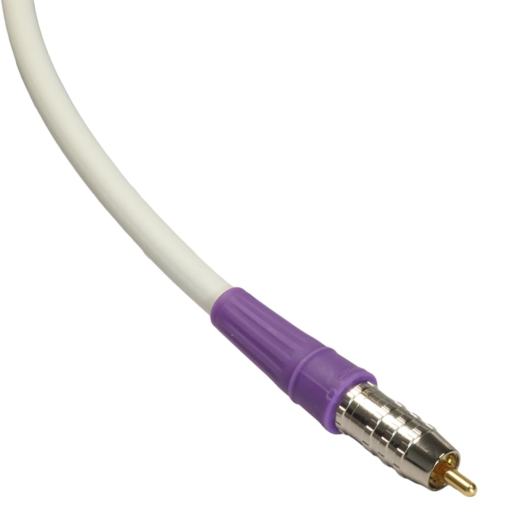 Blue Jeans Cable LC-1 ダブルシールド 低容量サブウーファーケーブル 50フィート ホワイト