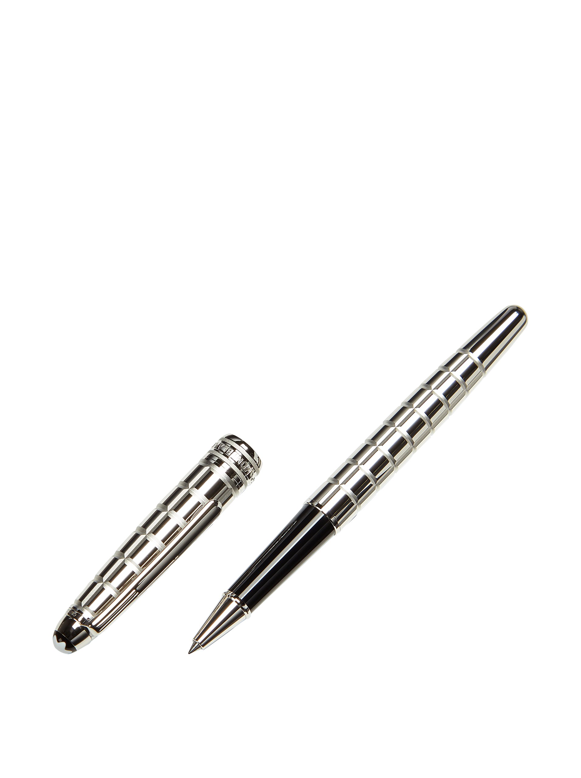 Montblanc プラチナメッキ ファセット ローラーボールペン 38247