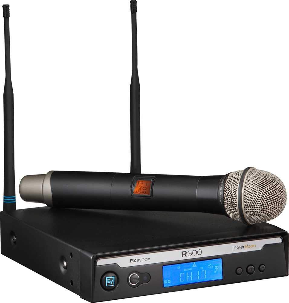 Electro-Voice R300-HD-B Handheld Wireless Microphone System by Electrovoice