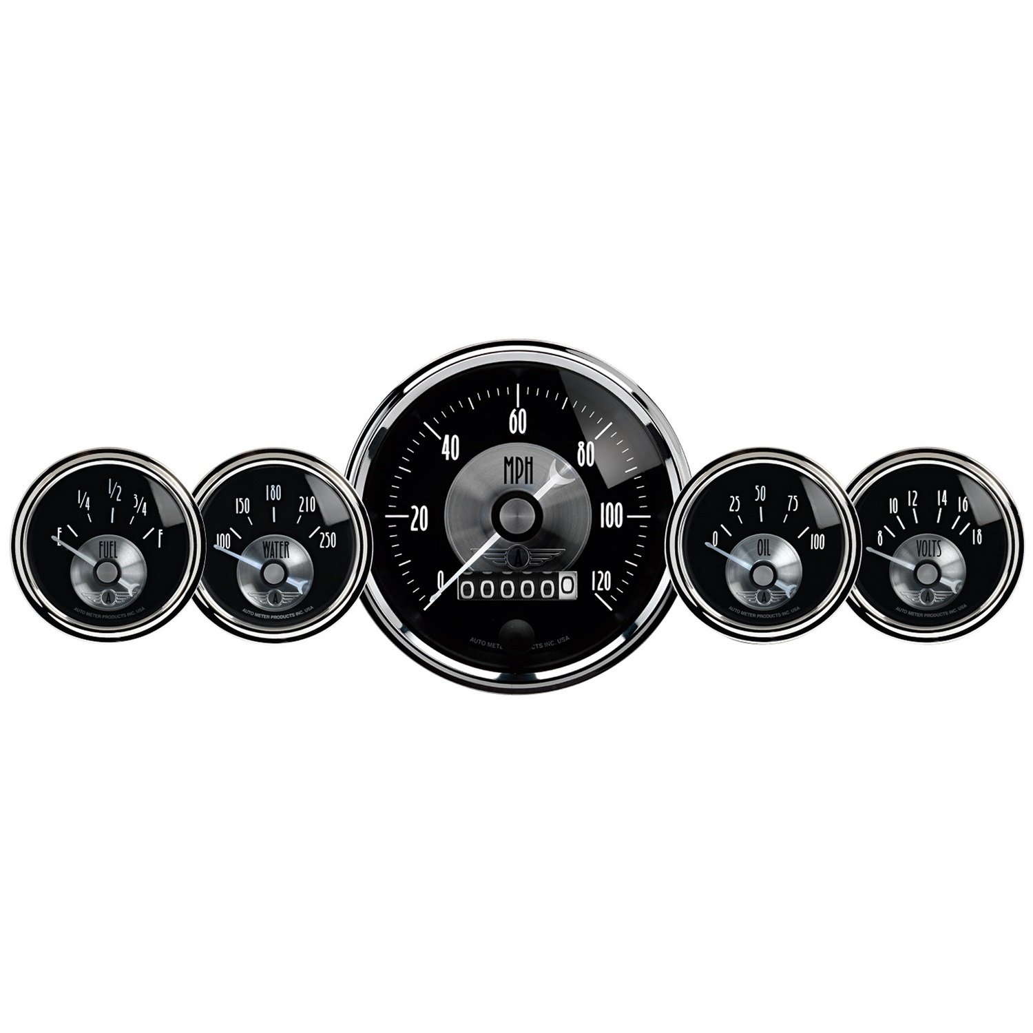 樂天商城 - Auto Meter 2003 Prestigeシリーズ ブラックダイヤモンド 5ゲージ