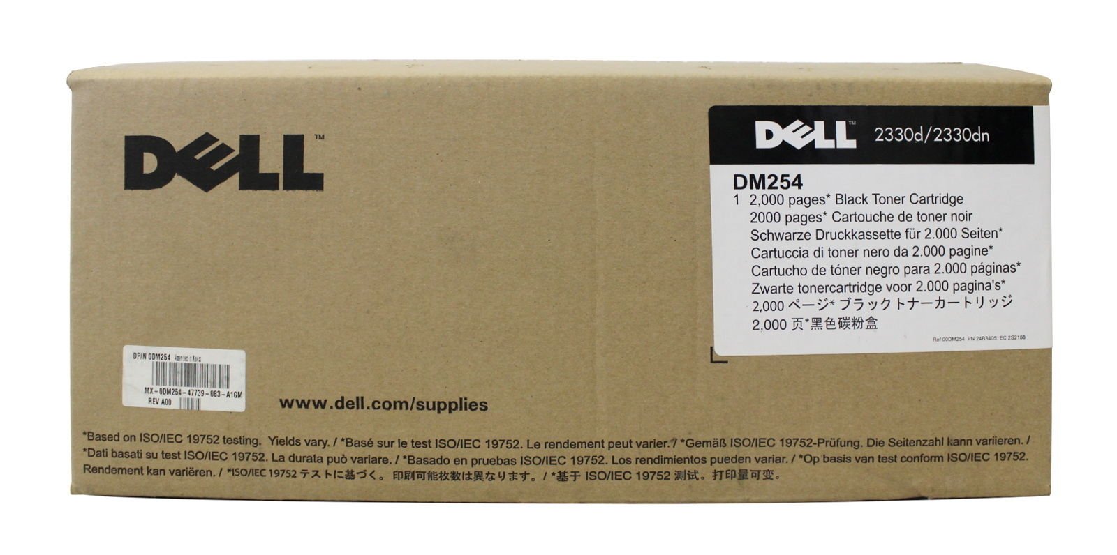 樂天商城 - Dell DM254 Black Toner Cartridge 2330d/dn 2350d/dn Laser Printer by Dell
