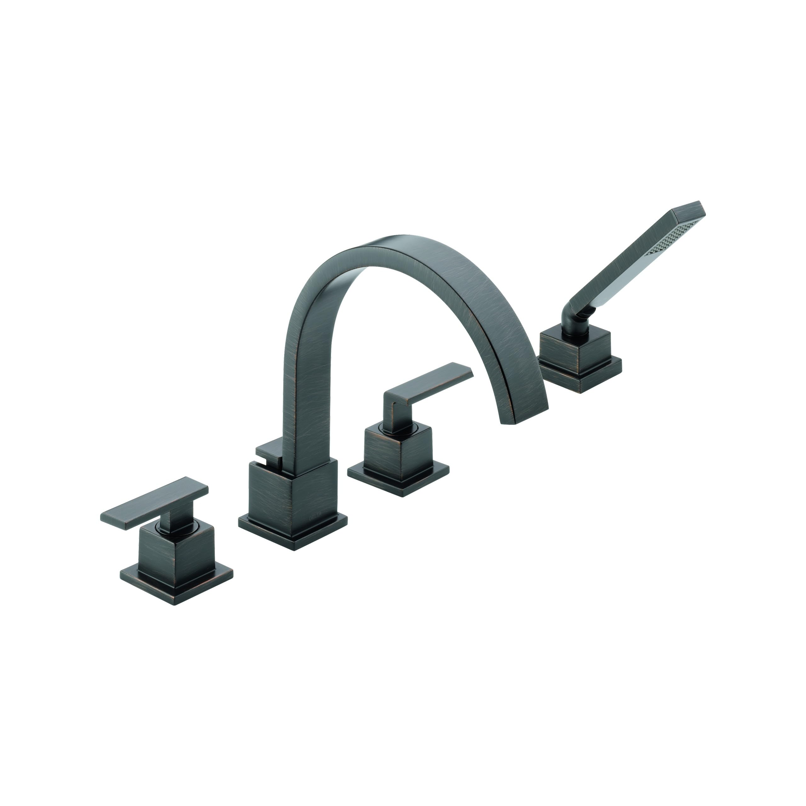 樂天商城 - Delta Faucet T4753-RB ローマンタブ 8.75 x 26 x 8.75インチ ベネチアンブロンズ