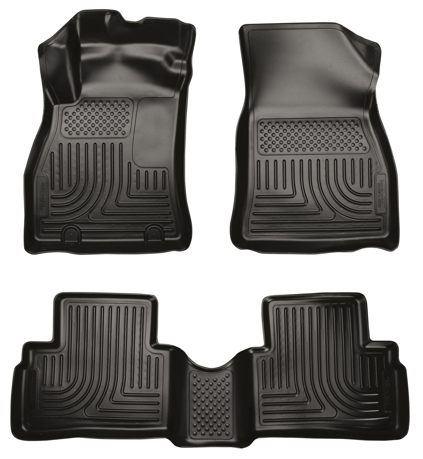 換裝墨水 - ハスキーライナーフロント& 2 ndシート床ライナー(フットウェルcoverage ) Fits 11 ? 15 Juke