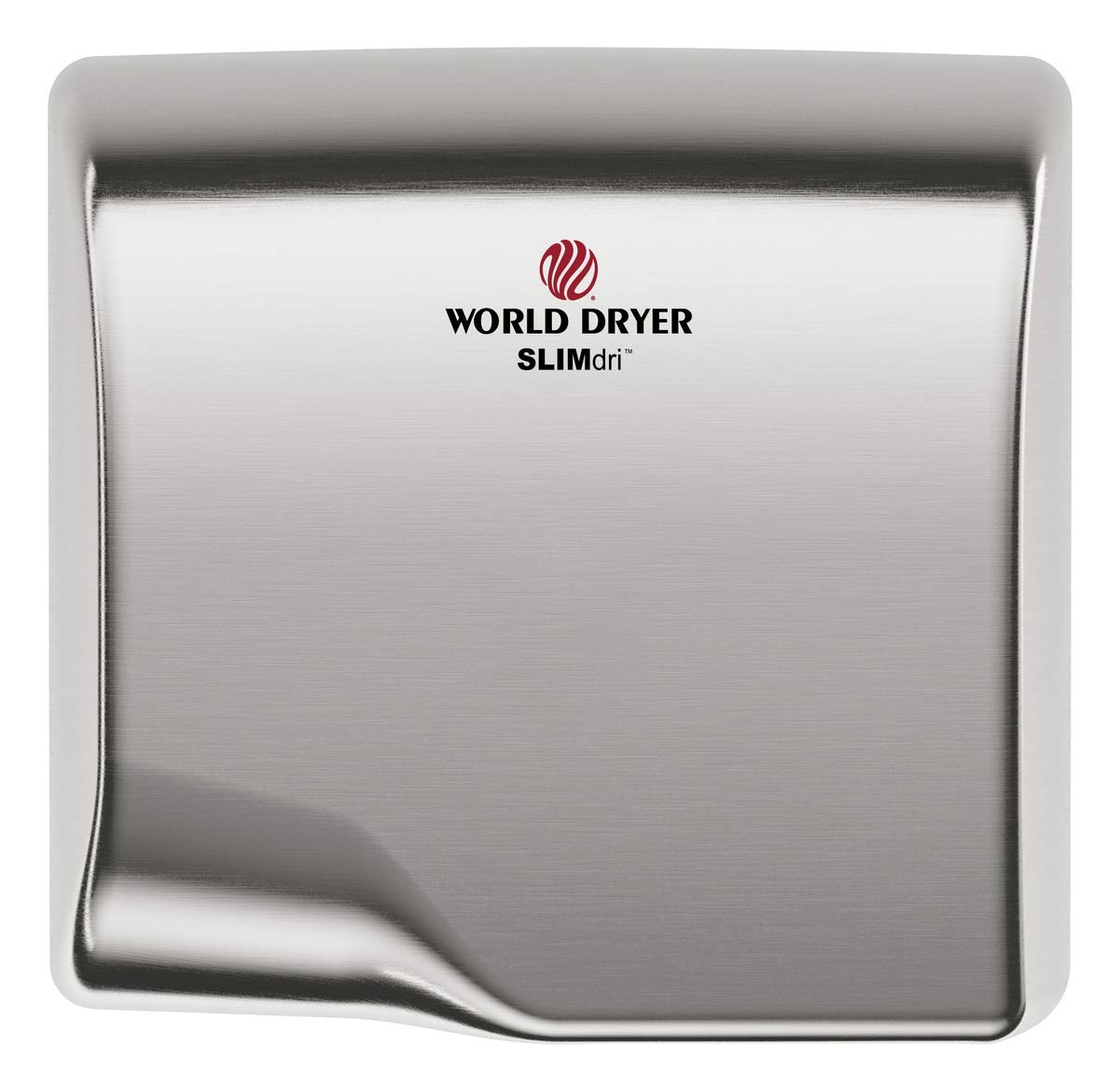 World Dryer L-973A Slimdri Stainless Steel Brushed Surface-Mounted Ada Compliant Hand Dryer