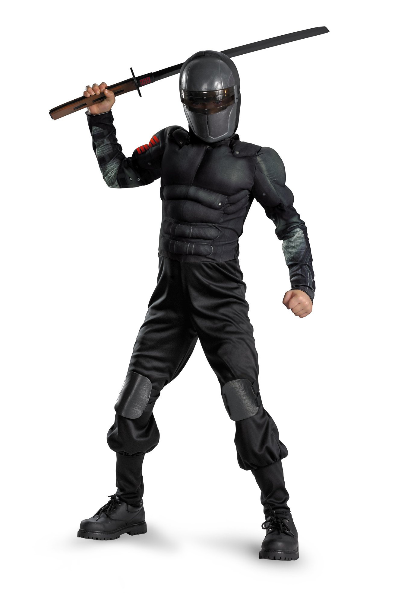 G.I. Joe Retaliation Snake Eyes Classic Muscle Chest Child Costume G.I. G.I. Joe Retaliation Snake Eyes Classic Muscle Chest Child Costume クラシックマッスルチェストチャイルドコスチュームジョー報復スネーク?アイズ♪ハロウィン♪サイズ：4/6