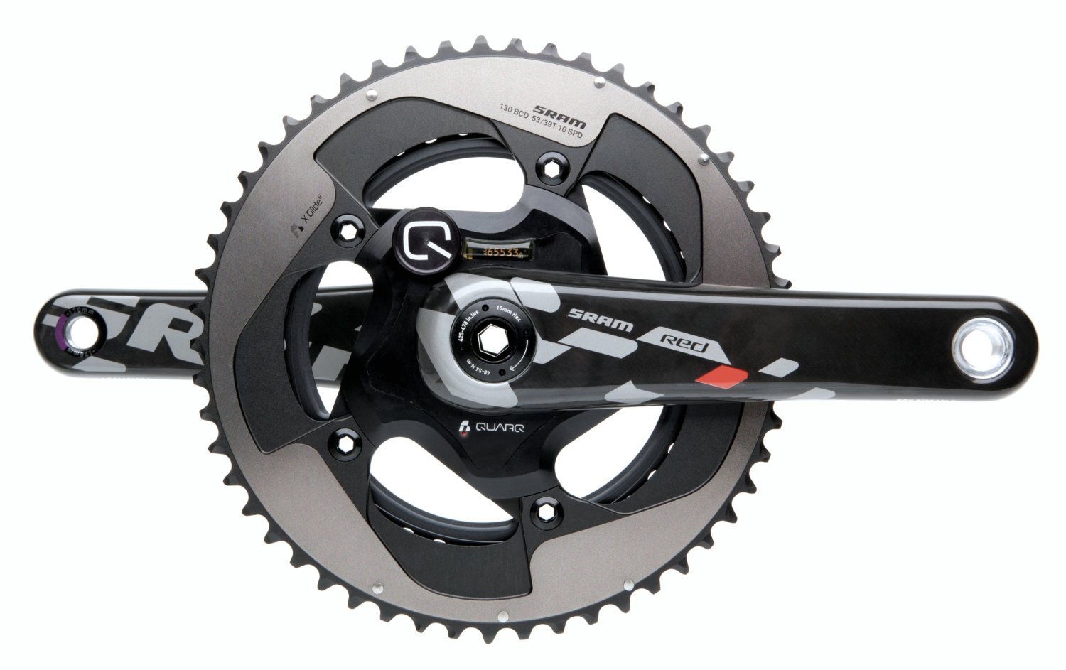 SRAM レッドクォーターロードクランクセット (177.5-mm 50/34T BB30)