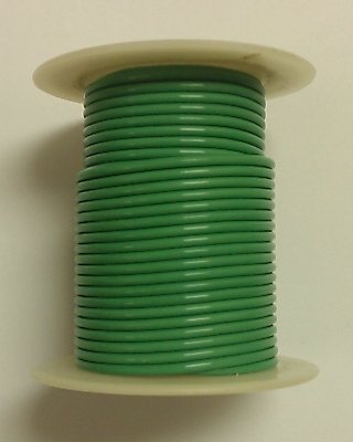 グリーン16 AWG Stranded 600 V、テフロン? Insulated Hook Upワイヤ ? 100 'ロール