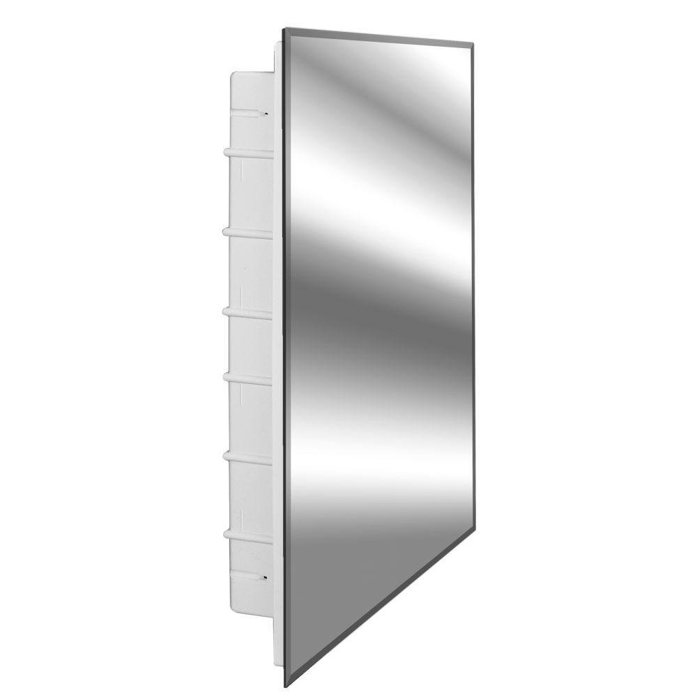 Zaca Spacecab Nunki Recessed Beveled Edge Medicine Cabinet 16 W x 26 L by Zaca