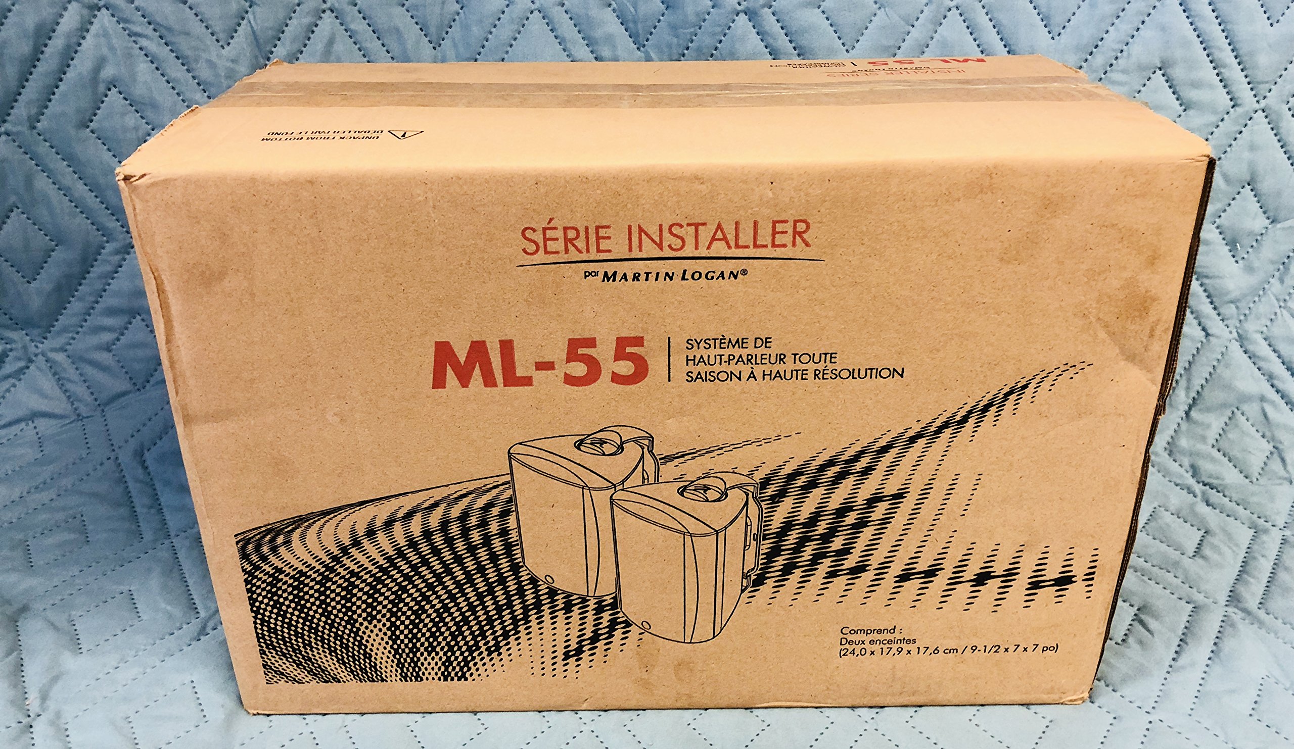 MartinLogan ML-55 Outdoor All-Weather speaker pair (Black) by MartinLogan