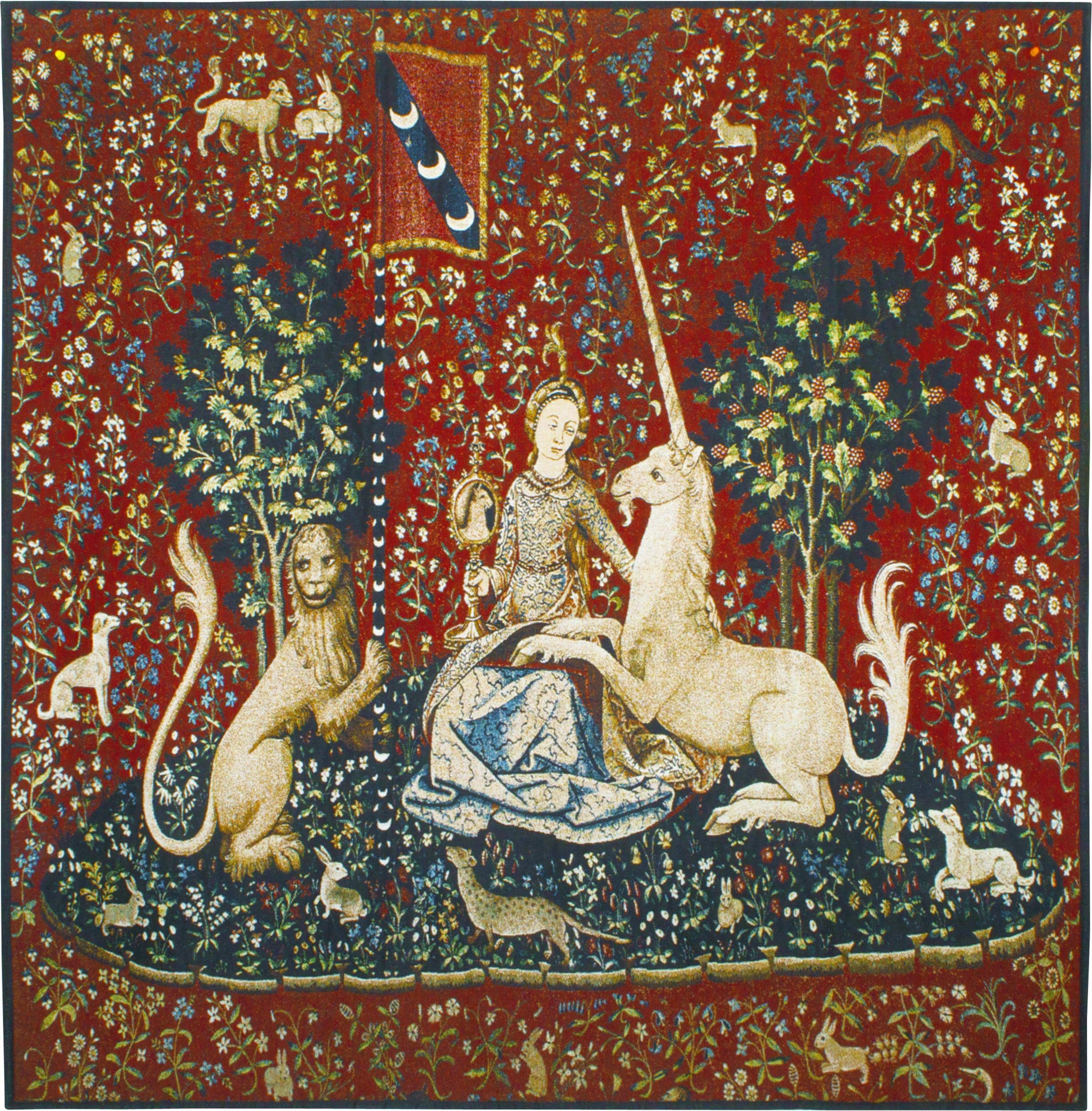 Pure Country 6901-WH Lady and Unicorn Sight Tapestry