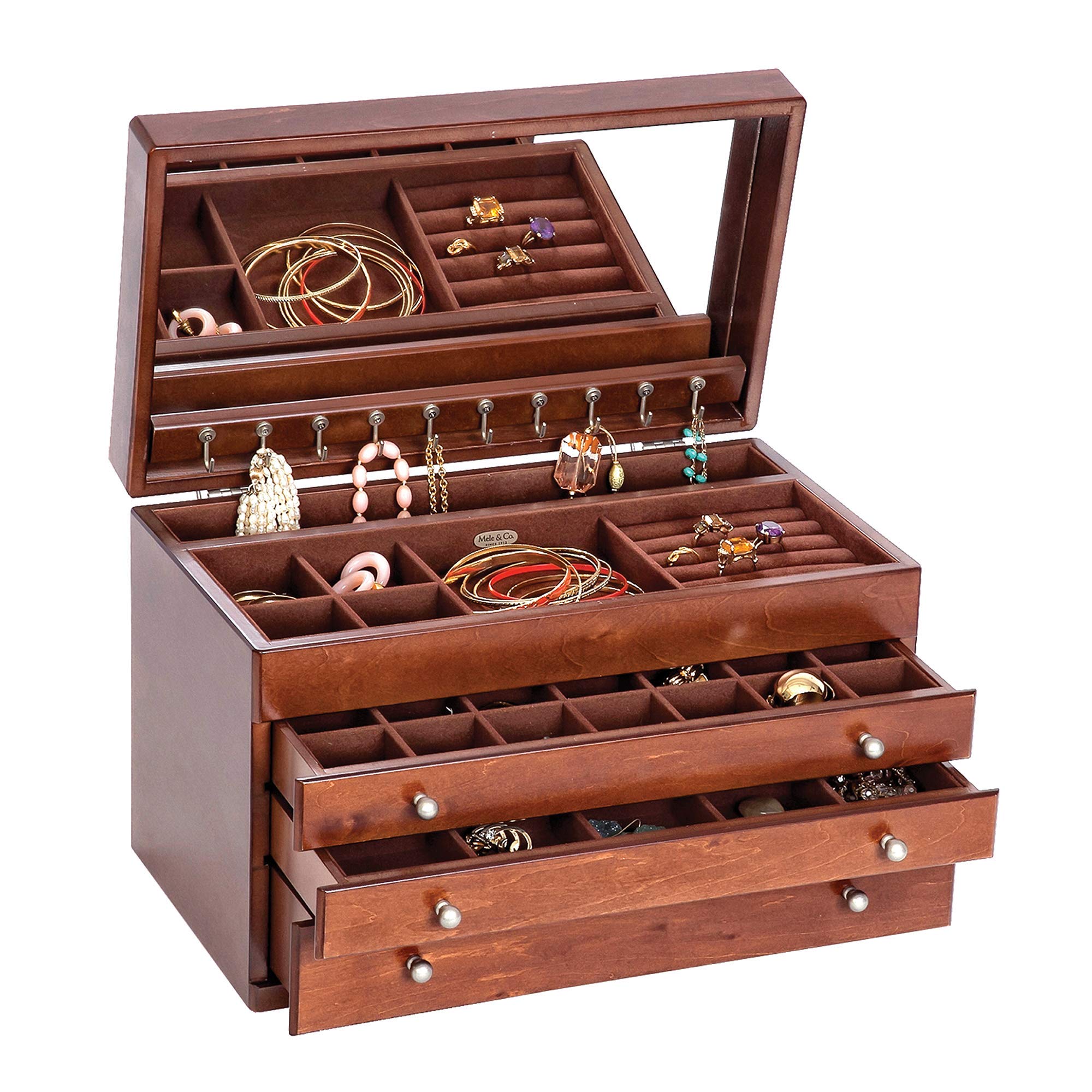Mele & Co Brigitte Wooden Jewelry Box by Mele & Co.