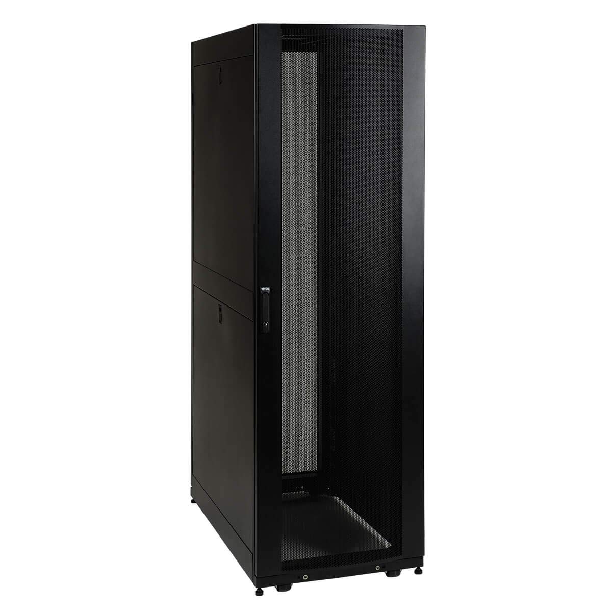 Tripp-Lite SR42UBMD 42U SmartRack Mid-Depth Rack Enclosure Cabinet with Door and Side Panel 3000 lb. Capacity by Tripp Lite