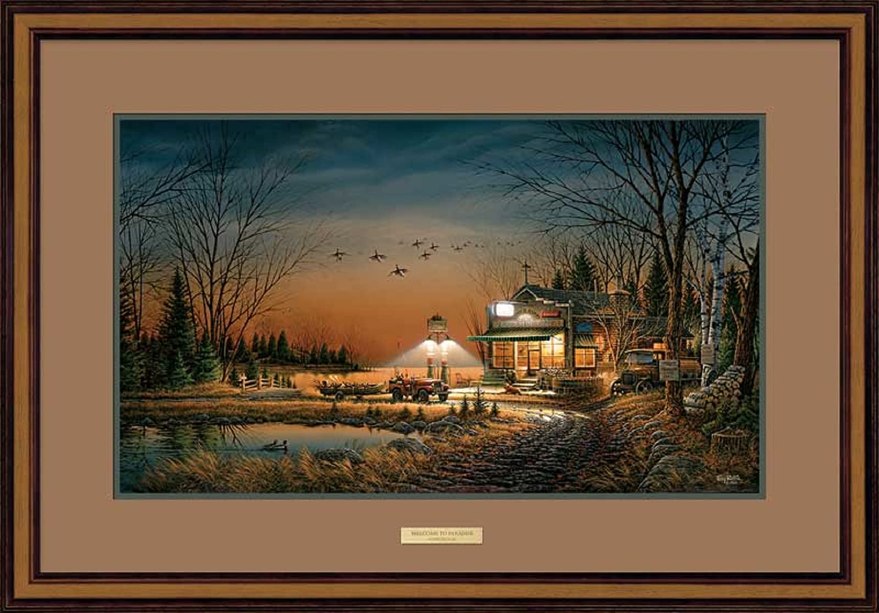 Welcome to Paradise Framed Elite印刷by Terry Redlin