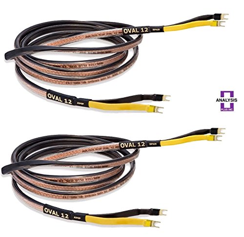 Analysis Plus Black Oval 12 Speaker Cable (Stereo Pair) 8 ft
