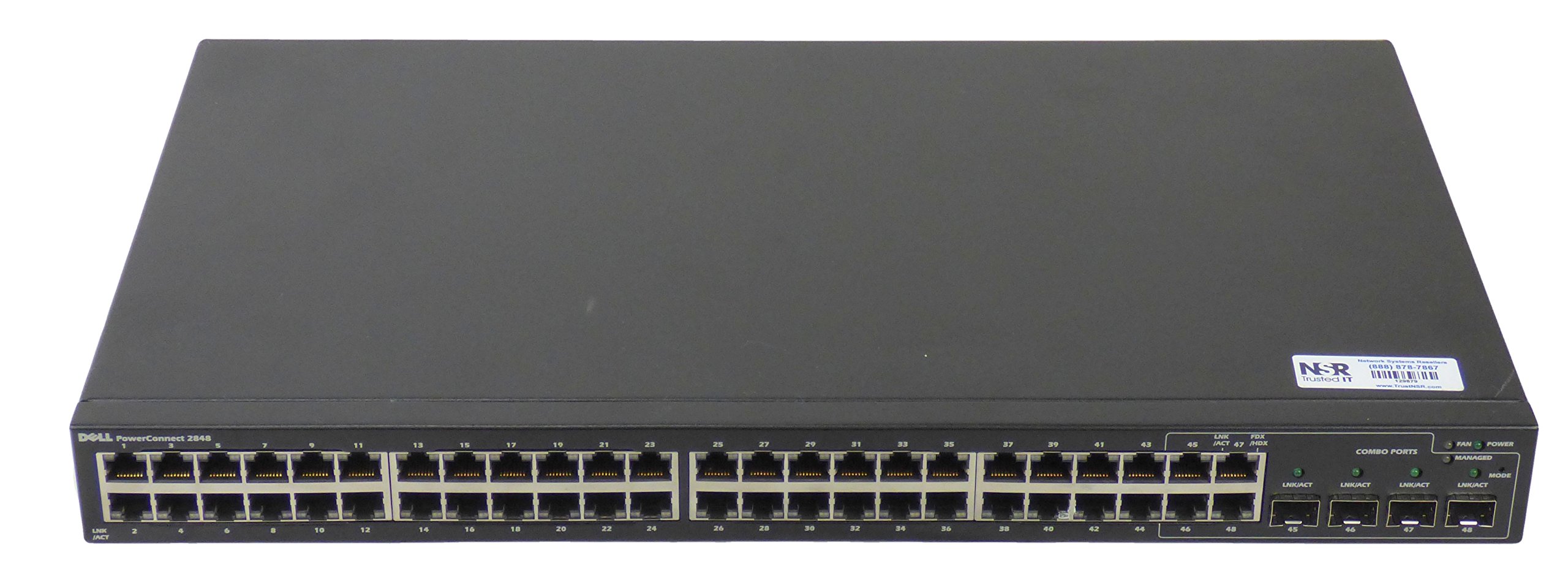 Dell PowerConnect 2848 - スイッチ - 48ポート - マネージド - デスクトップ ラックマウント (469-4245)