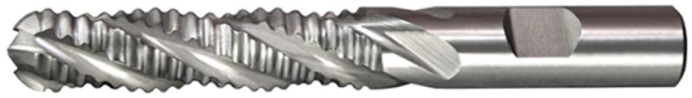 Alfa Tools REM50890 1-1/4 X 4-1/2 6 フルート ボールノーズ荒削り エンドミル