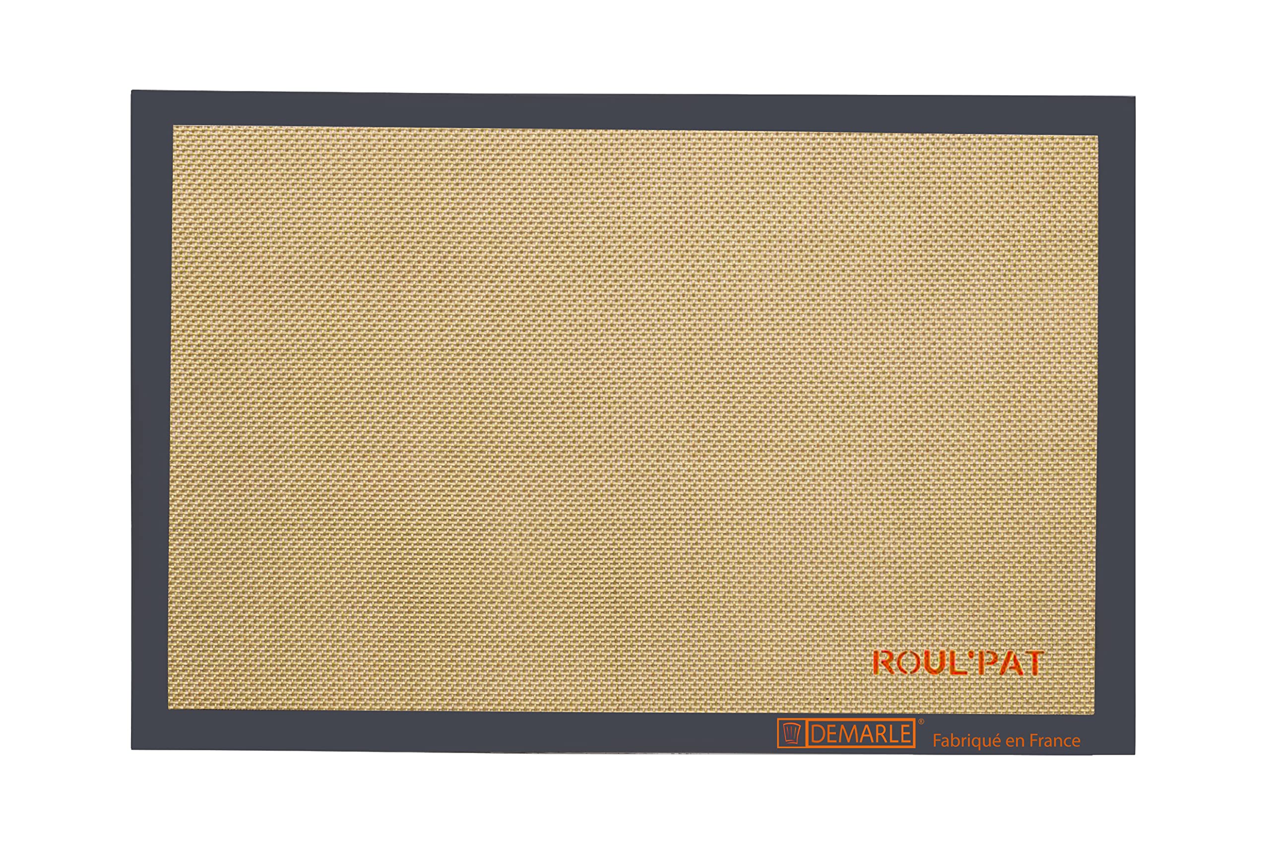 Silpat Roul' Pat Perfect Pastry ジャンボサイズ ノンスティックシリコンカウンタートップワークステーションマット、23インチ x 31.5インチ、ブラック、(ADN800585-00)(2.0)